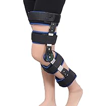 Amazon.co.jp: ヒンジ付き膝足サポートブレース、下肢の足および装具