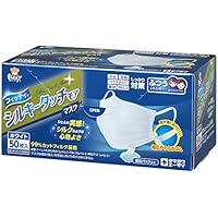 (PM2.5対応) フィッティ シルキータッチモア マスク 50枚入 ふつうサイズ ホワイト