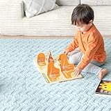 タンスのゲン プレイマット専用カバー 単品 綿100％ イブルキルト 洗える 防菌 防臭 防カビ 低ホルムアルデヒド ズレ防止 ゴム付き プレイマット マットカバー 厚手 ベビーマット 床暖房対応 80100205(112181)