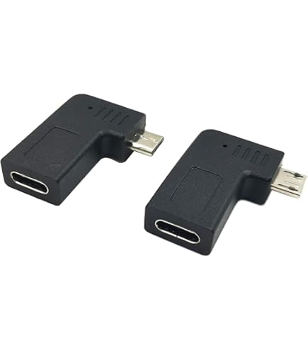 Amazon.co.jp: Duttek USB Type C to Micro USB 変換 アダプタ、 90度