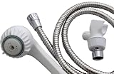 ホワイト1.5 GPM Hand Held Body Washシャワーヘッド|高パフォーマンス、スーパーローフロー水Sense Wand