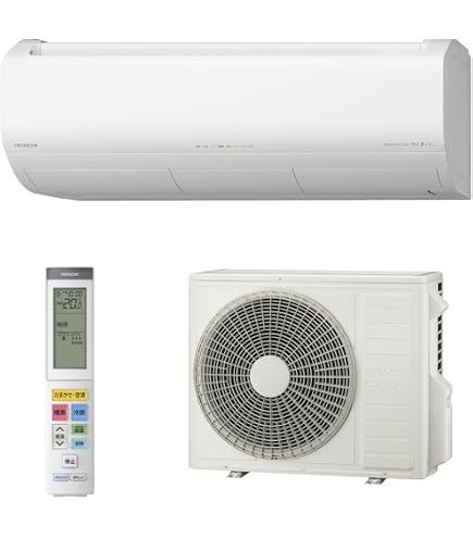 Amazon | 日立 ルームエアコン 14畳 4.0kW RAS-XR4025D(W)/SET スター