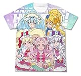 HUGっと! プリキュア HUGっと! プリキュア フルグラフィックTシャツ ホワイト XLサイズ