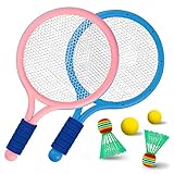 roseddy バドミントンラケット 子供 軽量 バドミントン ラケット セット こども 親子 バトミントンセット 子供用 バドミントン テニス ラケット 親子プレイ アウトドアバドミントン スポーツ