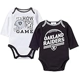 Gerber Oakland Raiders 2 PK長袖ボディスーツ