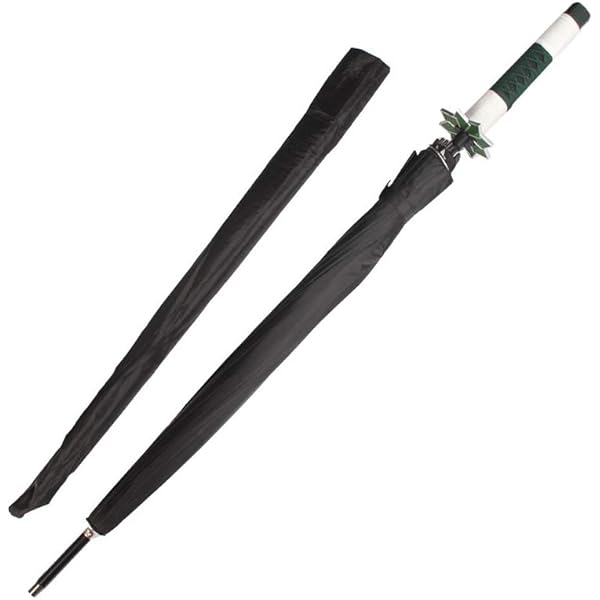 鬼滅の刃　鬼退治　刀型長傘 Amazon.co.jp: 鬼退治アンブレラ滅 傘 直径103*95cm 黒 刀 16本骨 滅の