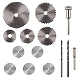 SPTA 12個/セット ミニ ルーター スリッターブレード 6個入りセット 高速度鋼切削ディスク 鋸刃 HSS鋼 金属 切断鋸 ルーター 鋸 Dremel(ドレメル)lロータリー工具用 チップソー 