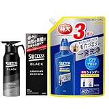サクセス【Amazon.co.jp限定】ブラック カラートリートメント 薬用シャンプー エクストラクール つめかえ 960ml