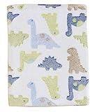 BabyPrem Baby Fleecy Blanket Wrap Shawl Printed Designs 39 x 29 DINOSAUR by BabyPrem