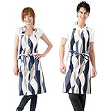 【K1090-SET】k1090kd0032エプロン男女セット【日本製】（女青・男青）