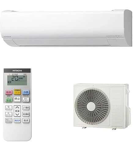 Amazon | 日立(HITACHI) エアコン 18畳 単相200V RAS-XJ5626D-W 2026年