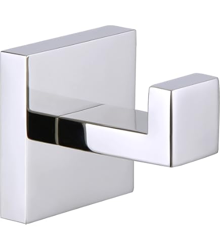 Nolimas 2-Pack Matte Black Towel Hook – Stainless Steel Rustproof Wall Mount, Heavy Duty Door Hanger For Bathroom & Kitchen