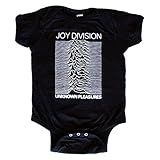 JOY DIVISION - UNKNOWN PLEASURE BABY ONESIE ジョイ・ディヴィジョン オフィシャル バンドTシャツ ベビー服 ロンパース