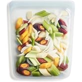 STASHER Reusable Silicone Storage Bag in Clear, 255Grams— Pure platinum silicone | 100% plastic-free & Reusable | Airtight Se