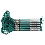 DMC サテン糸 刺繍糸 6束入 25番 8m #S943 グリーン系 DMC1008F