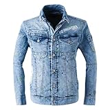 I'Z FRONTIER アイズフロンティア 限定商品・ストレッチ3Dアイスフィール デニムワークジャケット 春夏用 スプラッシュブルー 7450S 77 L