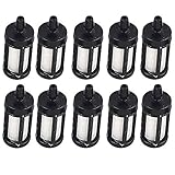 QHALEN STIHL 017 018 021 023 025 MS170 MS180 MS210 MS230 MS250チェーンソー用交換用燃料フィルター10個