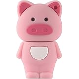 32GB USBメモリー 干支 豚の形 2.0フラッシュドライブ キャラクター 面白い 小型 かわいい 動物のデザイン メモリースティック データストレージ USBフラッシュメモリ ぶたフラッシュメモリー (ピンク)