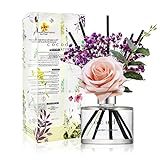 COCODOR ココドール ローズフラワーディフューザーガーデンラベンダー(Garden Lavender) 200ml リードディフューザー スティック付き ルームフレグランス 芳香剤 部屋用 ギフトプレゼント