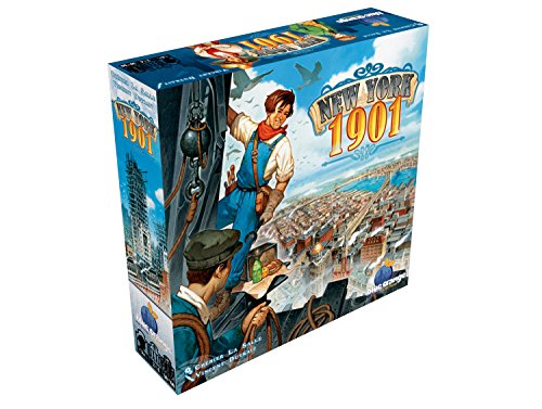 ニューヨーク1901 Newyork1901 手軽なアブストラクトゲームで人気のブルーオレンジ社が はじめてリリースする ミドルクラスファミリーストラテジー です プレイヤーは 急速な発展がはじまったニューヨークにさまざまなビルを建て 摩天楼を作り上げることを目指し