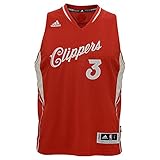 クリスポールロサンゼルスクリッパーズAdidas YouthクリスマスDayレプリカジャージー L レッド