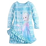 ディズニー アナと雪の女王 エルサ 長袖 ネグリジェ [並行輸入品] (T4(110))