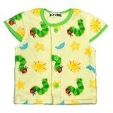 アスナロ（パジャマ・ルームウェア） ERIC CARLE はらぺこあおむし ベビー 男の子 女の子 スリーパー100 クリーム