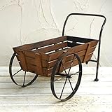 デッキカートプランターCIE-552[花台 27×48×高さ33cm]