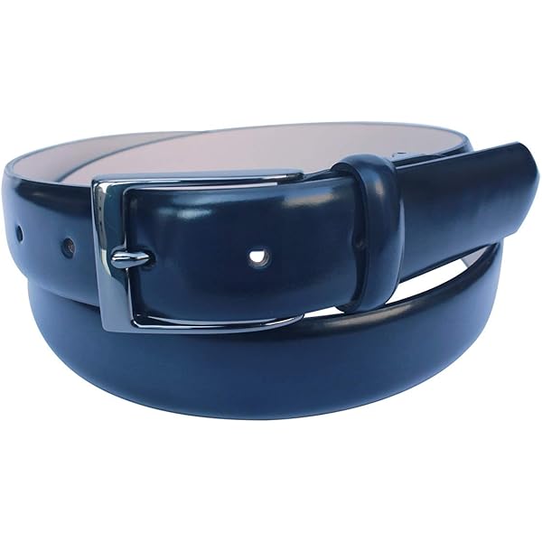 Amazon.co.jp: [長沢ベルト工業] イタリアンオイルレザーベルト 33mm