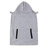 Onuneed(オンユニード) 防風 防寒 冬 ウォーム 抱っこひも ベビーキャリア カバー (gray)