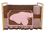 Tadpolesベビーベッドセット、バタフライ赤ちゃん、標準、4ピース