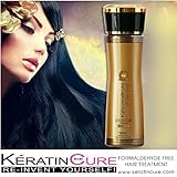 Keratin Cure 0% Formaldehyde Brazilian Hair Treatment Gold & Honey Bio-Brazilian Repair-Straightener