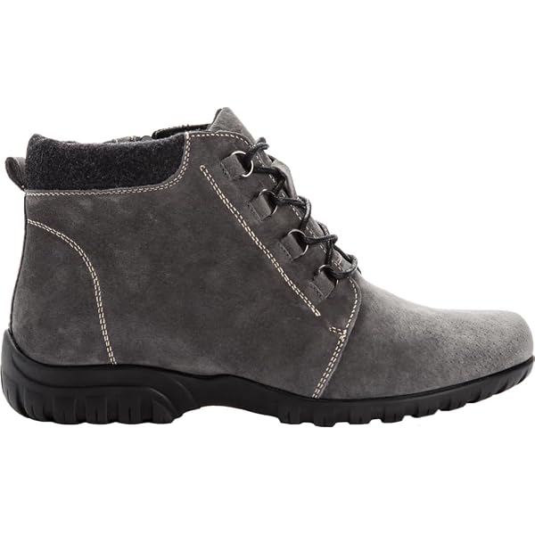 Propét Women's Harlow Ankle Boot - Leather, Faux Fur Lined, 4" Shaft, Insulated For Warmth