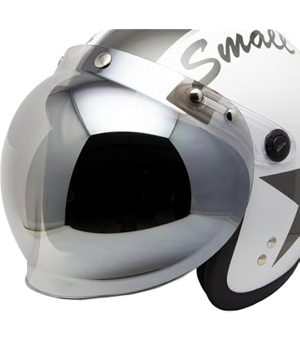 Amazon.co.jp: スモールジェットヘルメット バブルシールド付 サイズ