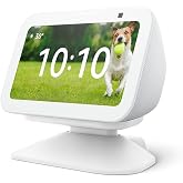 Echo Show 5 (3rd Gen) Adjustable Stand with USB-C Charging Port | Glacier White