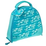 Bibetta ビベッタ Lunch Bag 洗えるランチバッグ Turquoise Birds ターコイズ バード