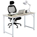 DlandHome オフィスデスク 机 パソコンデスク(幅100×奥行50×高さ75cm) テーブル 勉強机 大人 ワークデスク