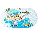 ノンスリップバスマットのタブとシャワーwith Suction Cups Preventスキッド浴室の床またはTubベビーキッズ幼児、子供防かび&抗菌シャワー浴槽バスマット グレー