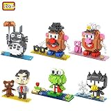 6pcs /ロットNano Micro建物ブロックMr Bean Potato Head Lozダイヤモンドブロックおもちゃ/アイテム# g839gj uy-w8ehf3163997