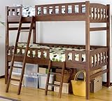 2段ベッド 二段ベッド すのこ 子供用 大人用 ベッド下約54cm/ブラウン
