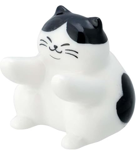 Amazon｜デコレコーポレーション FIKA ネコレリーフ箸置き GY サイズ