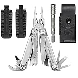 Leatherman Surge Stainless Steel Multi-Tool With Premium Leather Sheath + 42 Bit Kit + Bit Extender 