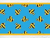 i-love-wandtattoo b-10029保育園壁デカールBorder " Colored Fish "の子の部屋ステッカーBoy Girl Baby Height: 5.91"; Width