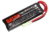 バトントレーディング (Baton Trading) 電動ガン用リポバッテリー 7.4v1500mAh ［ 40C - 25C ］ ミニ互換 B-LIPO-E-74-1500-mini