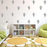 DIY取り外し可能な壁ステッカー、matoen寝室リビングルーム子供の部屋壁Simple andクリエイティブmulti-style Cactusステッカー free size ゴールド Matoen
