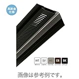 【個人宅配送不可】【6本】 軒天換気材 (鋼板製)(壁際・非防火タイプ) 本体 (シルバー) 2730mm 外壁12～18mm FV-N0618KF-L27-SV 城東テクノ アミ【代不】