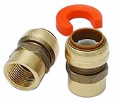 SharkBite 22604LF 1/2-Inch by 3/4-Inch FNPT SharkBite Water Heater Installation Kit [並行輸入品]