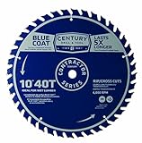 Century Drill and Tool 10213 Combination Contactor Series Circular Saw Blade, 10-Inch by 40T [並行輸入品]