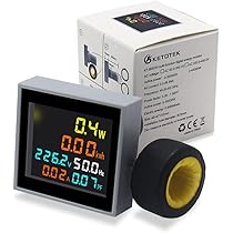 Amazon | KETOTEKデジタル電圧計電流計ミニパワーモニター6in1