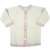 ボーダー Ｙ首パジャマ 上のみ 綿100％ ピンク◇95cm